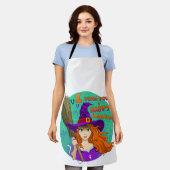 Witch All-Over Print Schort (Gedragen)