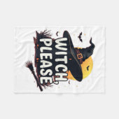 Witch Alsjeblieft Fleece Deken (Voorkant (Horizontaal))