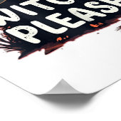 Witch Alsjeblieft Poster (Hoek)