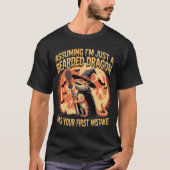 Witch Beardie Funny Halloween T-shirt (Voorkant)