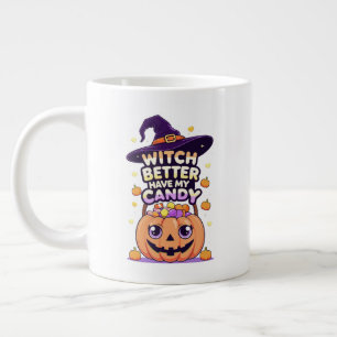 Witch Better Have My Snoep - Schattigee Kawaii Hal Extra Grote Beker