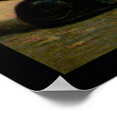 Witch bij Fireplace Poster (Hoek)