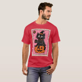 Witch Black Cat T-shirt (Voorkant volledig)
