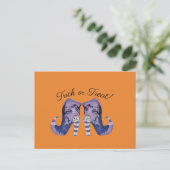 Witch Boots Briefkaart (Staand voorkant)