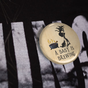 Witch Brewing Zwangerschapskuffelkast Butto Ronde Button 5,7 Cm