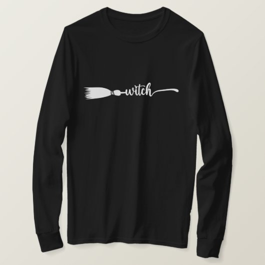 Witch Broomstick T-Shirt (Design voorkant)