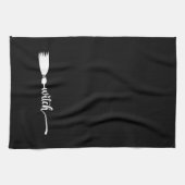 Witch Broomstick Theedoek (Horizontaal)