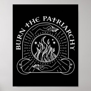 Witch Burn Het Patriarchaat Halloween Vrouwenrecht Poster