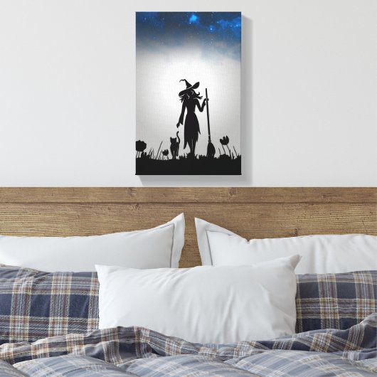 WITCH CANVAS AFDRUK (Insitu (Slaapkamer))