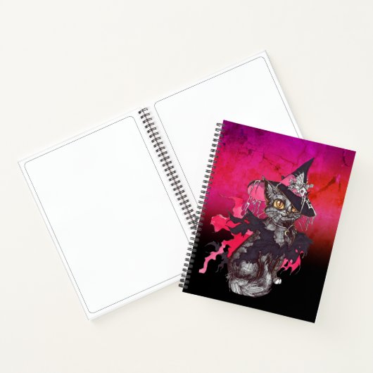 Witch Cat Notitieboek (Binnen)