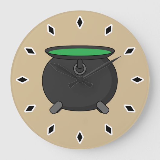 Witch Cauldron Grote Klok (Voorkant)