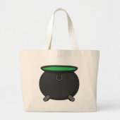Witch Cauldron Grote Tote Bag (Voorkant)