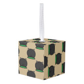 Witch Cauldron Kubus Ornament (Achter hoekig)