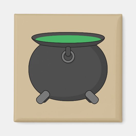 Witch Cauldron Magneet (Voorkant)
