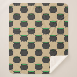 Witch Cauldron Sherpa Deken