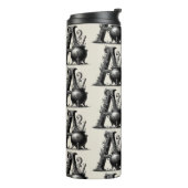 Witch Cauldron Witchy Letter Een Aangepast Initiaa Thermosbeker (Gedraaid links)