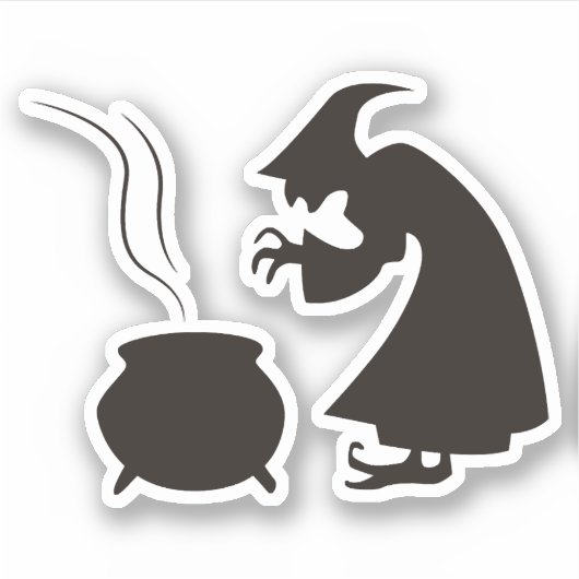 witch cooking sticker (Voorkant)
