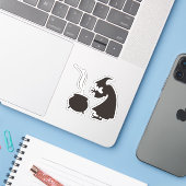 witch cooking sticker (Laptop met iPhone)