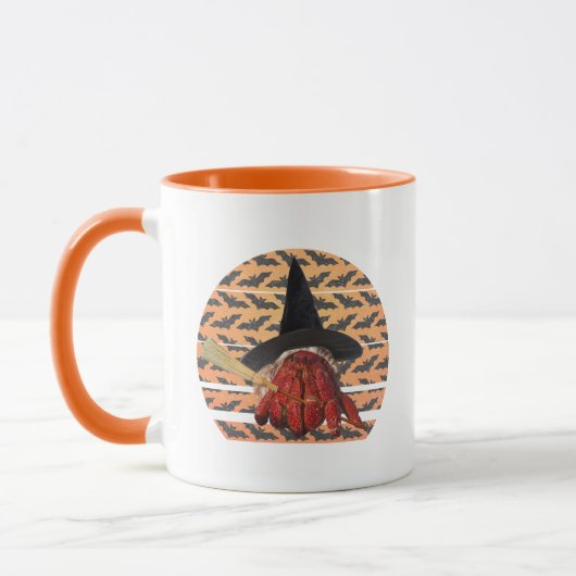 Witch Crab Funny Halloween Hermit Crab Lover Mok (Links)