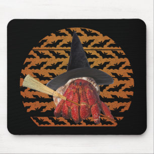 Witch Crab Funny Halloween Hermit Crab Lover Muismat