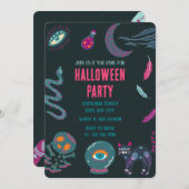 Witch Crafts Halloween Party Invitation (Devant / Derrière)