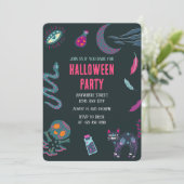 Witch Crafts Halloween Party Invitation (Debout devant)