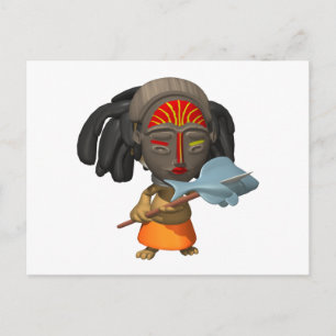 Witch Doctor Briefkaart