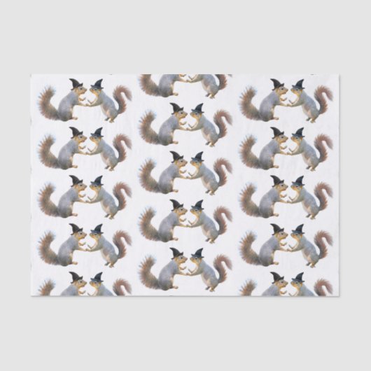 Witch Eekhoorns Tissue Paper Tissuepapier (Voorkant)