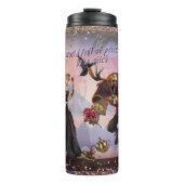 Witch en Beast Halloween Thermosbeker (Voorkant)