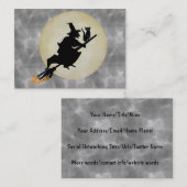 Witch en Cat Visitekaartje (Voorkant / Achterkant)