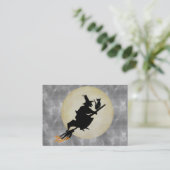 Witch en Cat Visitekaartje (Staand voorkant)