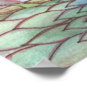 Witch en Dragon Poster van Molly Harrison (Hoek)