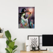 Witch en Goblet Poster (Thuiskantoor)
