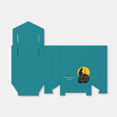 Witch en Moon Magic Spell Favor Box Bedankdoosjes (Uitgevouwen)