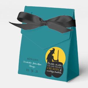 Witch en Moon Magic Spell Favor Box Bedankdoosjes