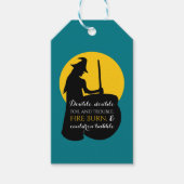 Witch en Moon Magic Spell Gift Labels Cadeaulabel (Voorkant)