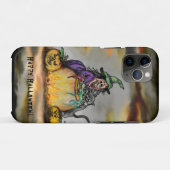 Witch en zwarte kat, Happy Halloween! Case-Mate iPhone Case (Achterkant (horizontaal))