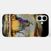 Witch en zwarte kat, Happy Halloween! Case-Mate iPhone Case (Achterkant (horizontaal))