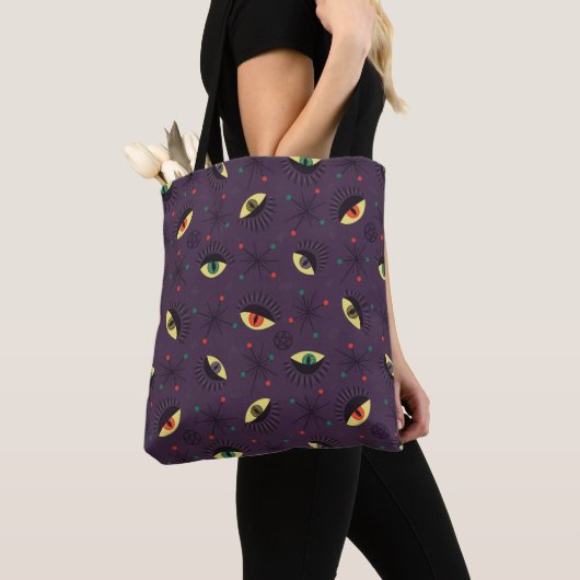 Witch Eyes Dark gothic Occult Pattern Draagtas (Dichtbij)