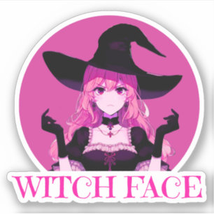 Witch Face Sticker