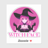 Witch Face Sticker (Vel)