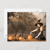 Witch Fairy Briefkaart (Voorkant / Achterkant)