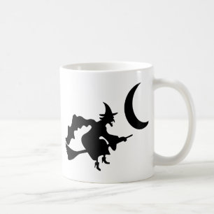 Witch Flying beroemd gemaakt door Crescent Moon Koffiemok