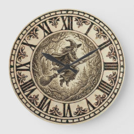 Witch Forest - Wall Clock  Grote Klok