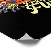 Witch Frog Frequent Flyer Riding Broom Halloween Poster (Hoek)