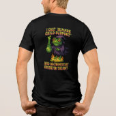 Witch frogT-Shirt Tri-Blend Shirt (Achterkant)
