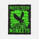 Witch Get My Flying Monkeys  Fleece Deken (Voorkant)
