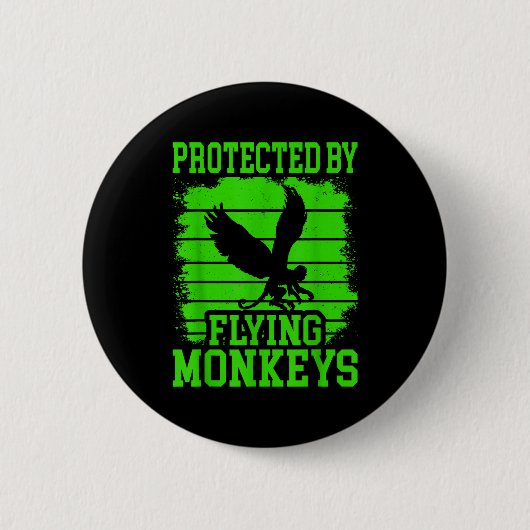 Witch Get My Flying Monkeys Ronde Button 5,7 Cm (Voorkant)