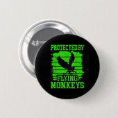 Witch Get My Flying Monkeys Ronde Button 5,7 Cm (Voorkant /achterkant)