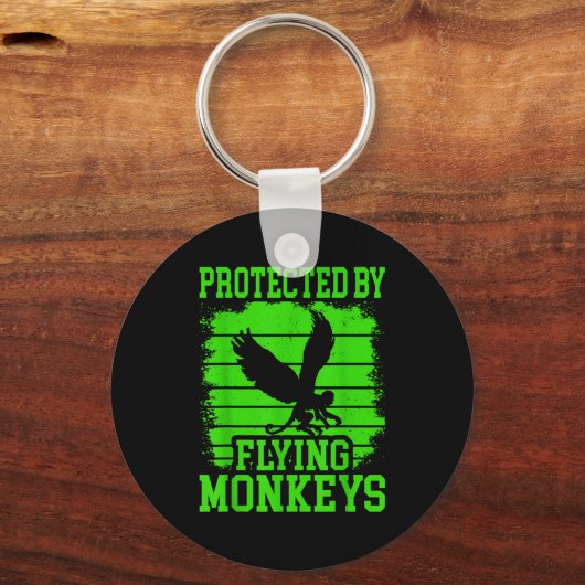 Witch Get My Flying Monkeys Sleutelhanger (Voorkant)
